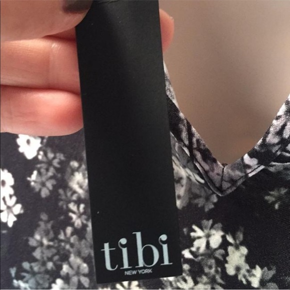 Tibi floral and checker pattern top NWT - Picture 7 of 8